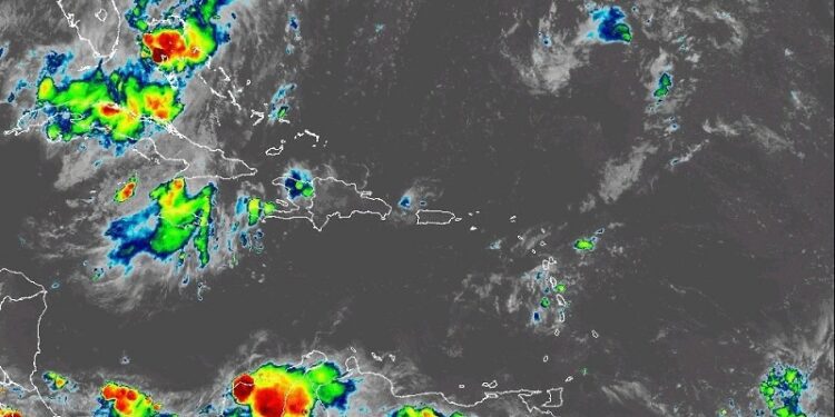 Vaguada se aleja del país, temperaturas calurosas y algunos aguaceros locales