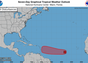 Una depresión tropical estaría cerca de las Antillas Menores la próxima semana