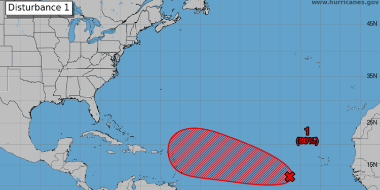 Una depresión tropical podría formarse este fin de semana