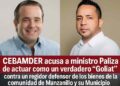 CEBAMDER acusa a José Paliza de actuar como un «Goliat» contra un regidor