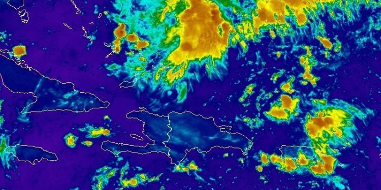 Vaguada continuará provocando aguaceros, cinco provincias en alerta meteorológica