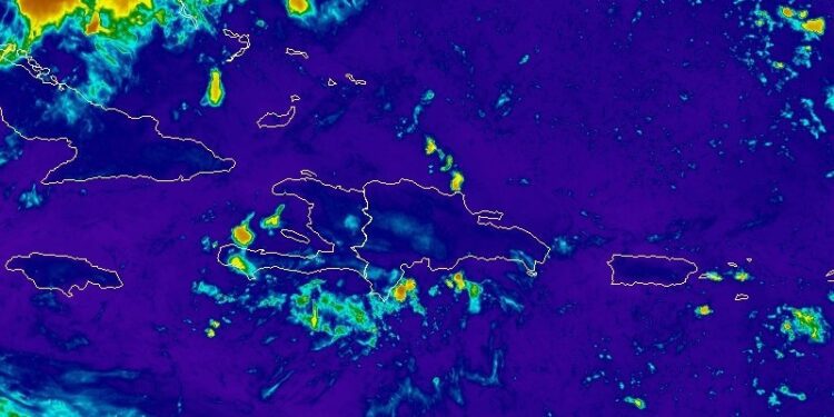 Este martes aguaceros locales y tormentas eléctricas en algunos puntos del interior