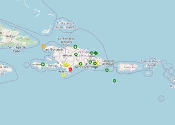 Registran varios temblores este sábado, dos de ellos de magnitud 2.9
