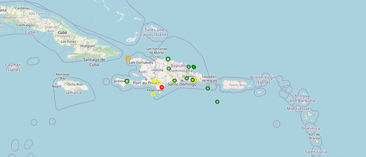 Registran varios temblores este sábado, dos de ellos de magnitud 2.9