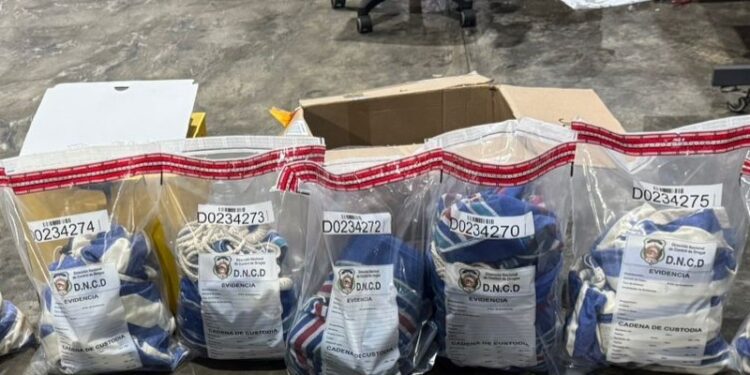 DNCD frustra el envío a  España y Países Bajos de nueve hamacas impregnadas de cocaína