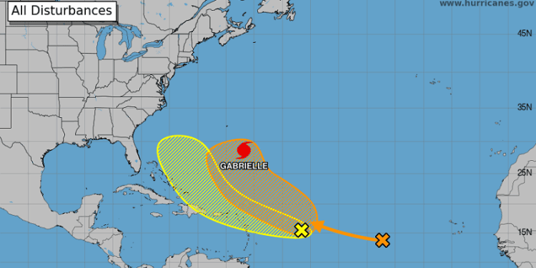 Gabrielle ya es un huracán