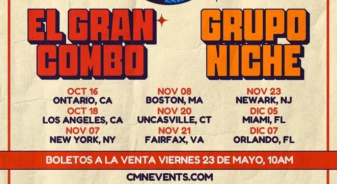 Grupo Niche y el Gran Combo llevan su gira ‘Salsa pa’l mundo’ a Estados Unidos
