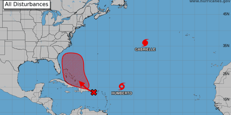 Se forma la tormenta Humberto en el Atlántico tropical