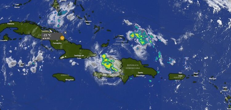 Cielo mayormente soleado en la mañana, en la tarde, precipitaciones dispersas