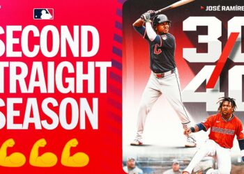 J-Ram hace historia de Cleveland con otro 30-30; Guardianes acechan la cima de la Central