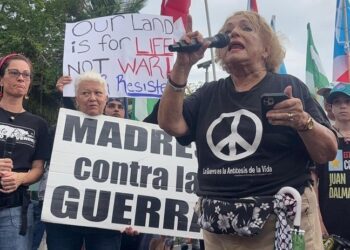 Protestan presencia militar de EEUU y ejercicios militares en territorio puertorriqueño