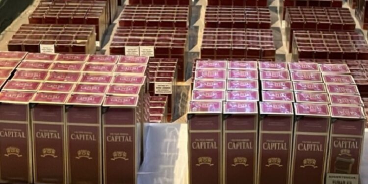 Ejército incautó un contrabando de más de 279,000 cigarrillos en Pedro Santana