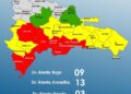 COE mantiene 8 provincias y al Distrito Nacional en alerta Roja, 13 en Amarilla y 3 en Verde