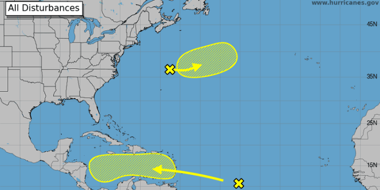 Onda tropical al este de las Islas de Barlovento sigue produciendo aguaceros