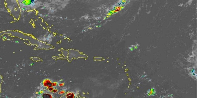 Cielo mayormente soleado con algunos aguaceros locales al interior del país