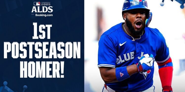 Vladi y Azulejos castigan a Yankees y logran su 1ra victoria en postemporada desde 2016