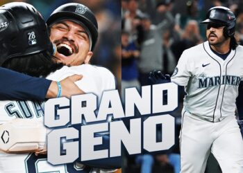 Grand slam de Suárez coloca a Marineros a una victoria de su primera Serie Mundial