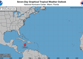 Melissa a la deriva hacia el este-sureste, inundaciones y deslizamientos de tierra
