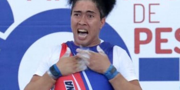 Yudelina Mejía, primera pesista dominicana en ganar oro en un Mundial Superior de Halterofilia 