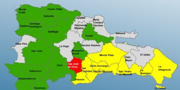 República Dominicana bajo alerta por nuevo pronóstico de intensas lluvias