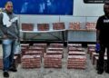 Ejército ocupa 130,000 cigarrillos de contrabando en autobús de transporte público en Matayaya