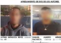 Policía y Ministerio Público capturan a dos implicados en homicidio de Rubel Pérez, otro se entregó
