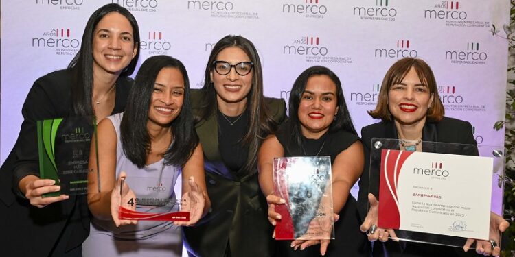 Banreservas se destaca en el top 5 de las empresas reconocidas por Merco 2025