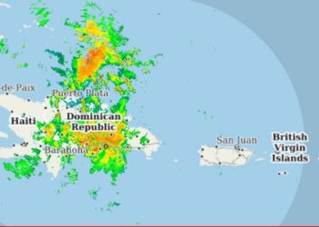 Este domingo, aguaceros con tormentas eléctricas