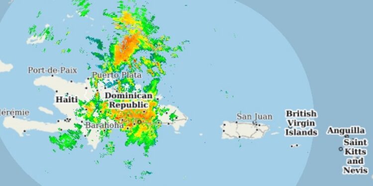 Este domingo, aguaceros con tormentas eléctricas