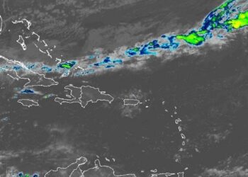 Lluvias se incrementarán por vaguada, especialmente hacia el Cibao y el sureste