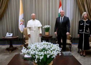 El avión de León XIV aterrizó en Líbano, segunda etapa de su viaje