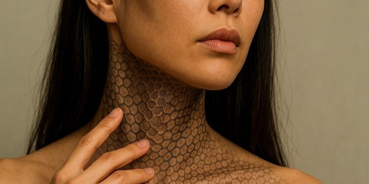 Desarrolla ‘piel de serpiente’ tras usar una crema durante 10 años (FOTO)