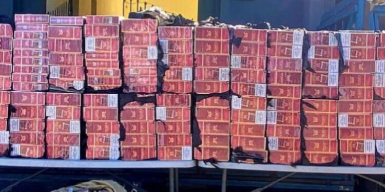 Ejército ocupa 280,000 cigarrillos ilícitos en Montecristi