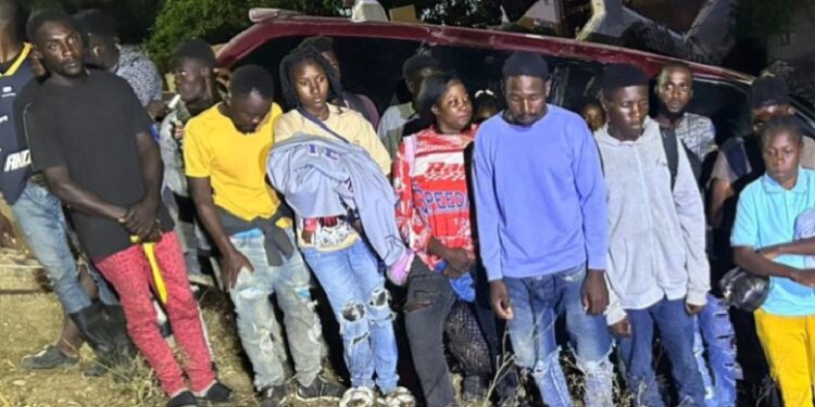 Ejército intercepta miniván con 21 haitianos indocumentados en Guayubín