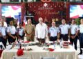 Presidente Abinader almuerza con oficiales y soldados de la Armada y la Fuerza Aérea