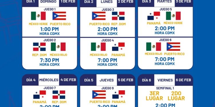¡Listo el calendario de la Serie del Caribe Jalisco 2026!