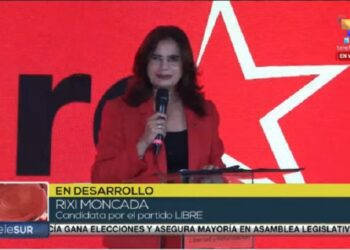 Rixi Moncada denuncia fraude electoral y no se rinde en Honduras