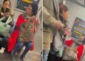 VIDEO: Mujer saca a rastras a una pasajera hispana porque se sentó a su lado