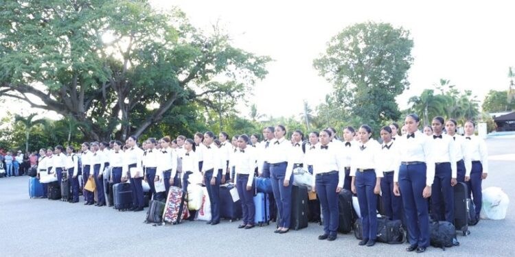 Policía Nacional, a través del IPES, recibe 202 aspirantes a cadetes