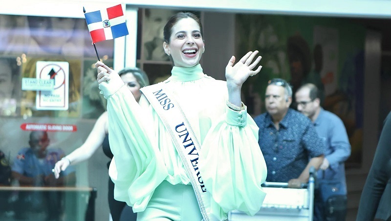 Miss Universo 2025, Fátima Bosch, arriba a República Dominicana