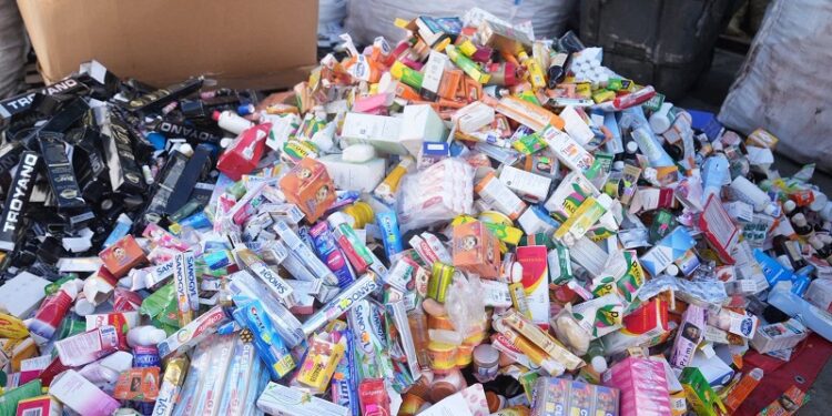 Gobierno destruye más de 24 millones de productos ilegales