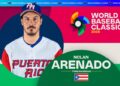 Arenado jugará con Puerto Rico en el Clásico Mundial de Béisbol