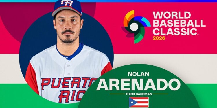 Arenado jugará con Puerto Rico en el Clásico Mundial de Béisbol
