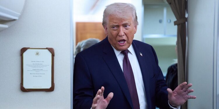 Trump sobre el despliegue naval en Oriente Medio: «Es mayor que en Venezuela»