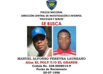 Policía emite alertas de búsqueda contra prófugos vinculados a homicidio
