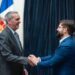 Presidente Abinader ofrece saludo protocolar a su homólogo de Chile, Gabriel Boric