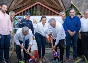 Gobierno deja iniciada construcción del Parque Lineal ZooBotánico Municipal de Moca