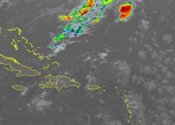 El INDOMET pronostica aguaceros en la tarde por vaguada