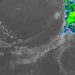 Frente frío sobre el canal de la Mona, disminuyen las lluvias
