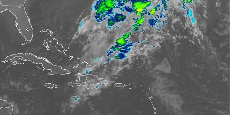 Aguaceros en varias provincias asociados a frente frío sobre Haití